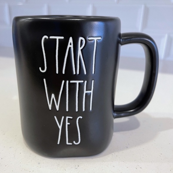 Rae Dunn Other - Rae Dunn START WITH YES Mug Tea Cup